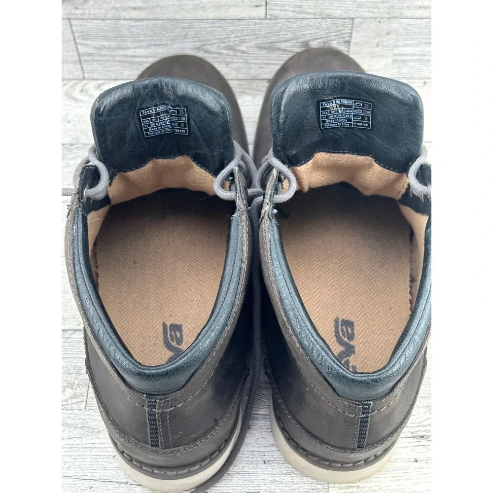 Teva Durban‎ Mens Dark Brown Leather Chukka Boots Size 11 1008302